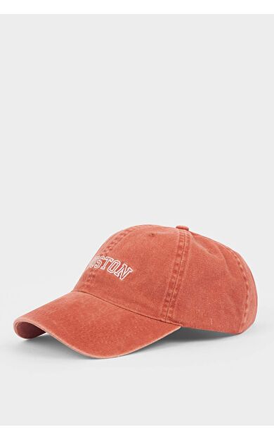 DeFacto Erkek Etiket Baskılı Jean Beyzbol Basketbol Şapkası