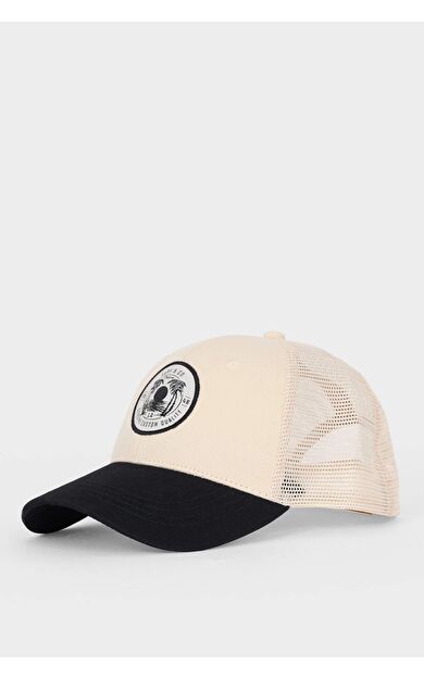 Erkek Etiket Baskılı Dokuma Beyzbol Basketbol Şapkası