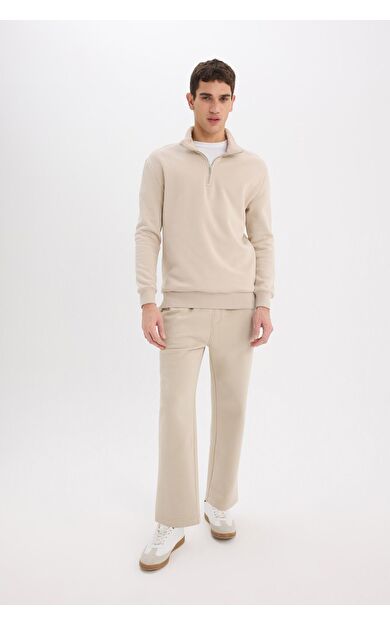 DeFacto Regular Fit Eşofman Altı Basic Düz Cepli Beli Bağcıklı Düz Paça D7836AX25SPBG735