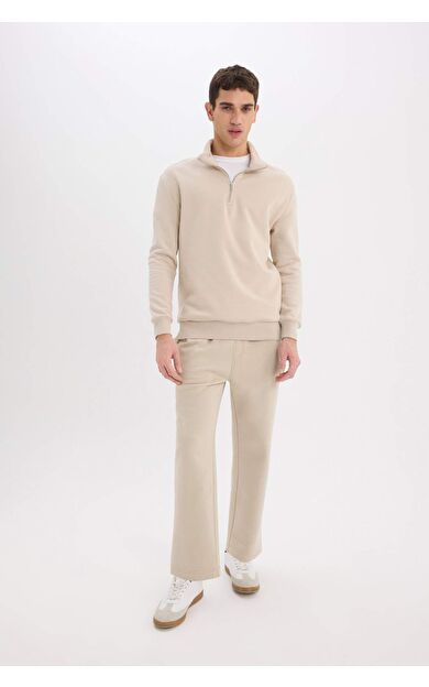 DeFacto Regular Fit Eşofman Altı Basic Düz Cepli Beli Bağcıklı Düz Paça D7836AX25SPBG735