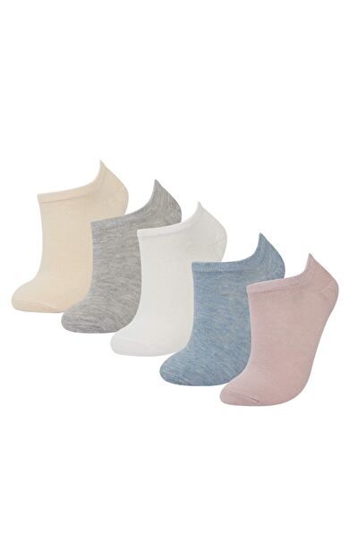 Kız Çocuk 5'li Pamuklu Patik Çorap