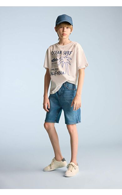 DeFacto Erkek Çocuk Jean Şort D7899A825SMNM28