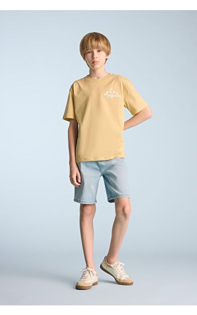 DeFacto Erkek Çocuk Jean Şort D7899A825SMNM39