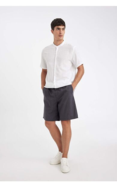 DeFacto Relax Fit Pamuklu Bermuda D7916AX24SMAR148