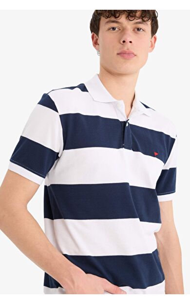 DeFacto Regular Fit Polo Yaka Kısa Kollu Polo Tişört D7934AX25SPWT34