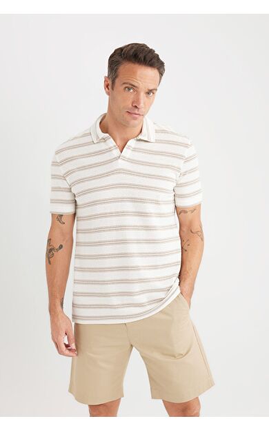 DeFacto Regular Fit Polo Yaka Kısa Kollu Polo Tişört D7941AX25SPER138