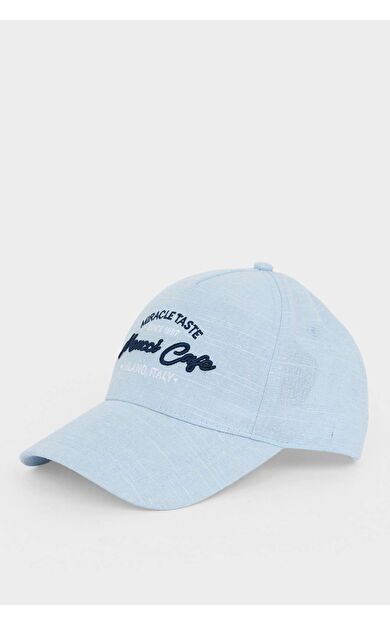 DeFacto Nakışlı Dokuma Cap Şapka