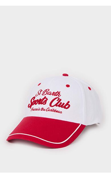 DeFacto Kadın Etiket Baskılı Dokuma Beyzbol Basketbol Şapkası D7994AX25SMRD211