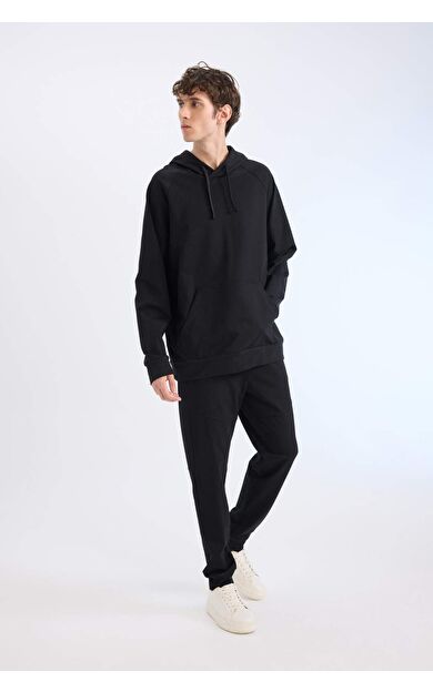 DeFacto DeFactoFit Slim Fit Sporcu Jogger Eşofman Altı Dar Kesim Standart Paça Basic Düz