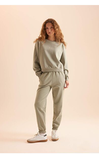 DeFacto Regular Fit 2'li Kalın Kumaş Takım