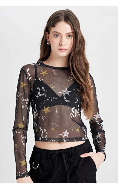 Coool Fitted Tül Kısa Kollu Tişört