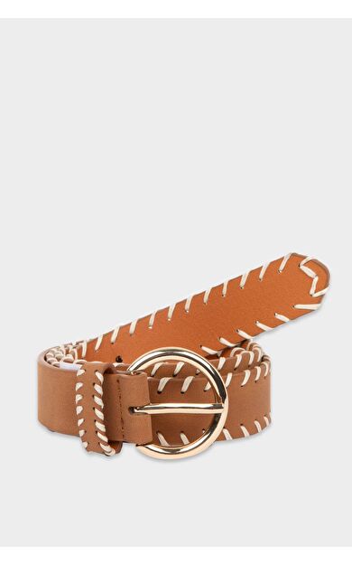 Kadın Suni Deri Jean Kemeri