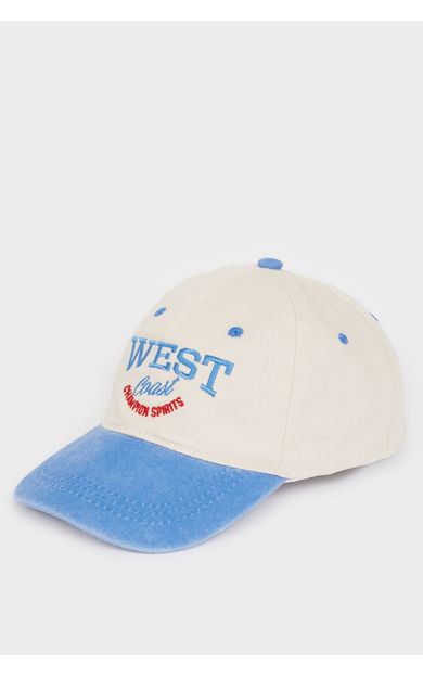 DeFacto Erkek Çocuk Nakışlı Pamuklu Cap Şapka D8391A825SMBE2