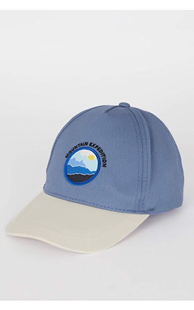 DeFacto Erkek Çocuk Nakışlı Pamuklu Cap Şapka D8401A825SMBE2