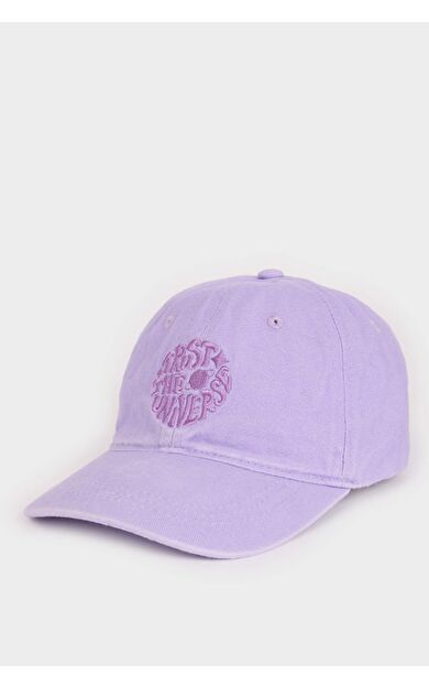 DeFacto Kız Çocuk Nakışlı Pamuklu Cap Şapka D8408A825SMPR254