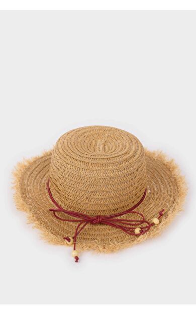 Kız Çocuk Hasır Şapka D8424A825SMBG286