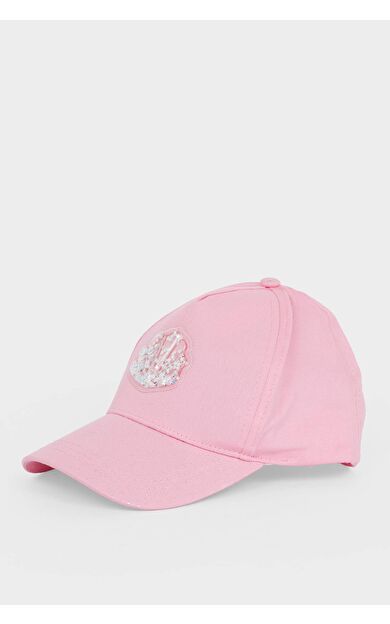 DeFacto 3D Pamuklu Cap Şapka Kız Çocuk