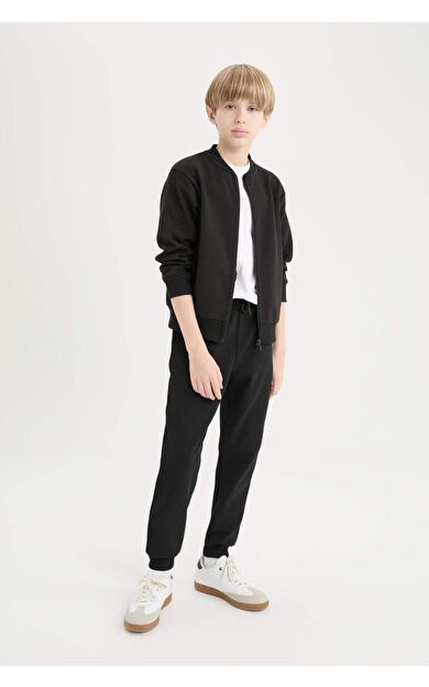 DeFacto Erkek Çocuk Beli Paçası Lastikli Basic Düz Eşofman Altı D8530A825SPBK81