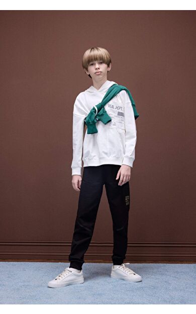 DeFacto Erkek Çocuk Baskılı Beli Paçası Lastikli Eşofman Altı D8534A825SPBK81