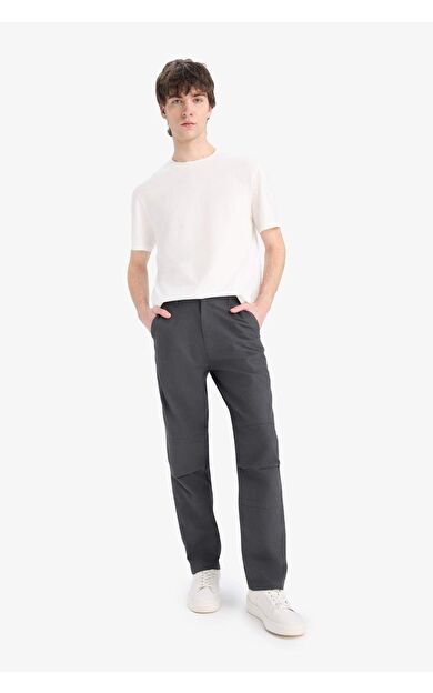 DeFacto Bol Rahat Kesim Wide Leg Üç Cepli Geniş Paça Yazlık Pantolon D8544AX25SPAR104