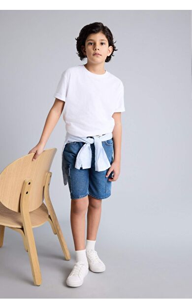 Jean Şort Erkek Çocuk