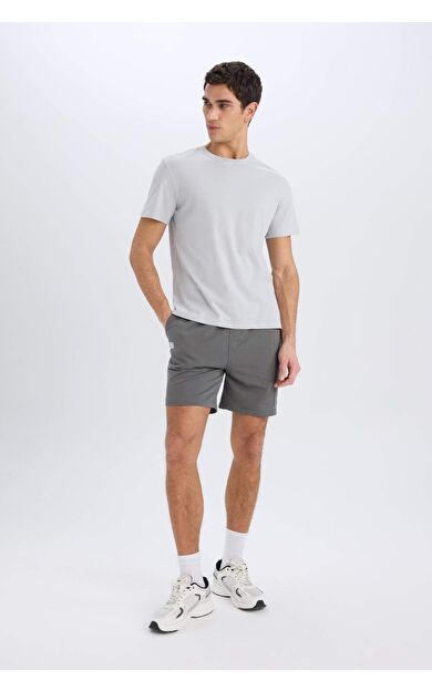 DeFactoFit NBA Brooklyn Nets Standart Fit Sporcu Kısa Paça Şort