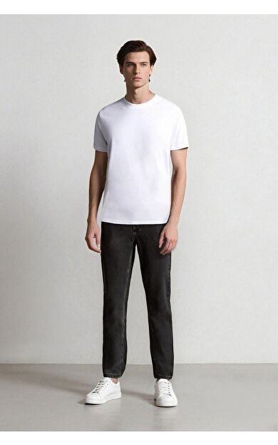 DeFacto Slim Cropped Fit Dar Kalıp Normal Bel Dar Paça Jean Pantolon D8766AX24AUNM36