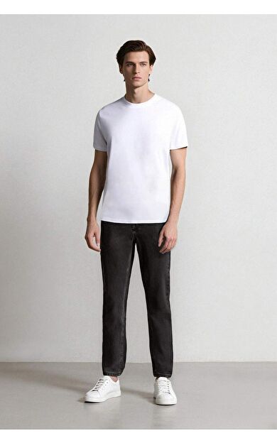 DeFacto Slim Cropped Fit Dar Kalıp Normal Bel Dar Paça Jean Pantolon D8766AX24AUNM36