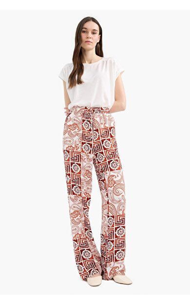 Regular Fit Düz Paça Pantolon