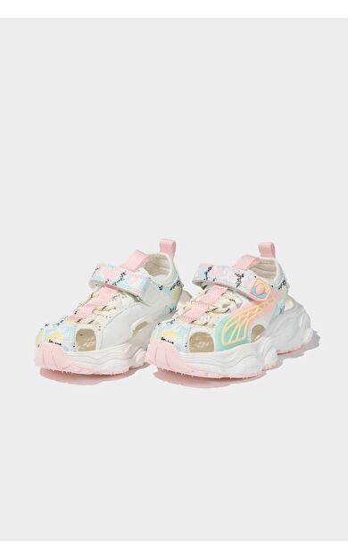 Kız Çocuk Düz Taban Suni Deri Sandalet