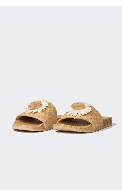 Kadın Düz Taban Suni Deri Terlik