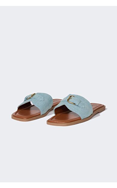 DeFacto Kadın Düz Taban Jean Terlik