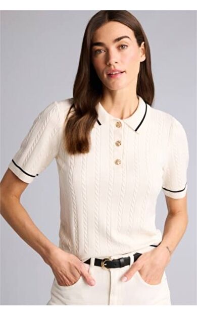 DeFacto Regular Fıt Polo Yaka Kazak