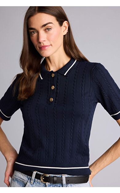 DeFacto Regular Fıt Polo Yaka Kazak