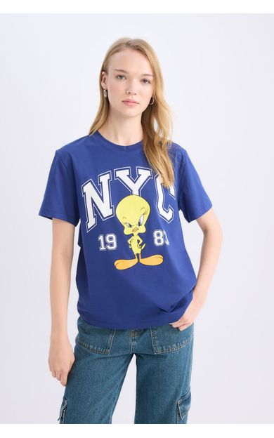 DeFacto Coool Looney Tunes Regular Fit Baskılı Kısa Kollu Tişört D9108AX25SMIN42