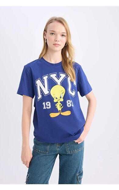 Coool Looney Tunes Regular Fit Baskılı Kısa Kollu Tişört D9108AX25SMIN42