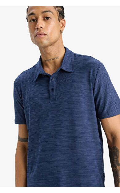 DeFacto DeFactoFit Standart Fit Sporcu Kısa Kollu Polo Tişört D9241AX25SPIN199
