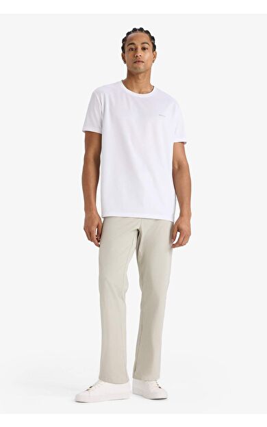 DeFactoFit Slim Fit Dar Kesim Standart Paça Dokuma Sporcu Pantolon D9247AX25AUBG779