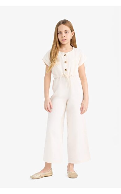 Kız Çocuk Gabardin Tulum
