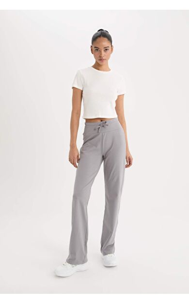 DeFactoFit Flare Fit İspanyol Paça Standart Boy Sporcu Pantolon D9323AX25SPGR105