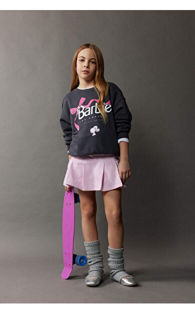 Kız Çocuk Pileli Gabardin Etek D9340A825SPPN441