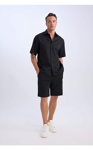 DeFacto Regular Fit Bermuda Şort D9451AX25SPBK27