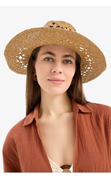 Kadın Hasır Şapka D9459AX25SMBN126