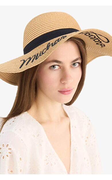 Kadın Hasır Şapka D9461AX25SMBN126