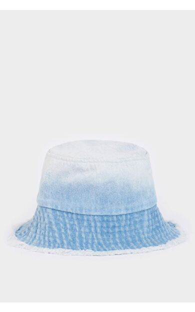 DeFacto Kadın Etiket Baskılı Dokuma Beyzbol Basketbol Şapkası D9481AX25SMIN4