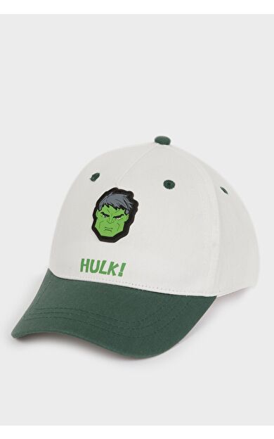DeFacto Erkek Çocuk Marvel Avengers Etiket Baskılı Pamuklu Cap Şapka D9485A825SMGN979
