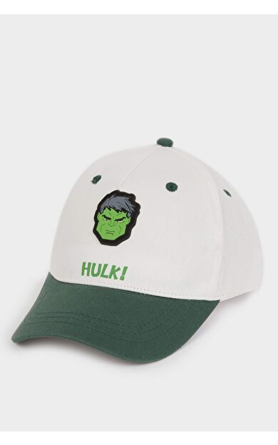 DeFacto Erkek Çocuk Marvel Avengers Etiket Baskılı Pamuklu Cap Şapka D9485A825SMGN979