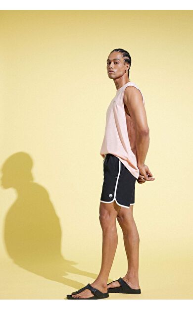 DeFacto DeFactoFit Regular Fit Esnek Dokulu Kısa Boy Deniz Şortu