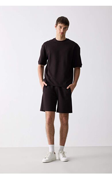 DeFacto Regular Fit Düz Paça Şort D9769AX25SMBN337