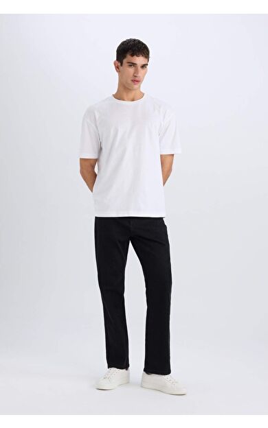 DeFacto Diago Comfort Fit Yüksek Bel Geniş Paça Jean Pantolon